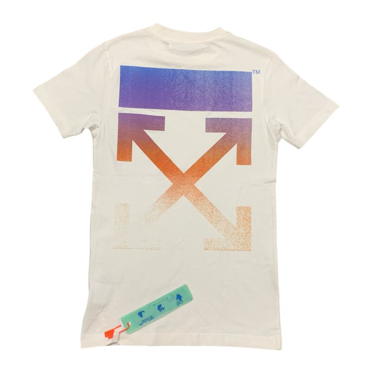 Off White XXS Tee Degrade Arrows White T-Shirt Virgil Abloh