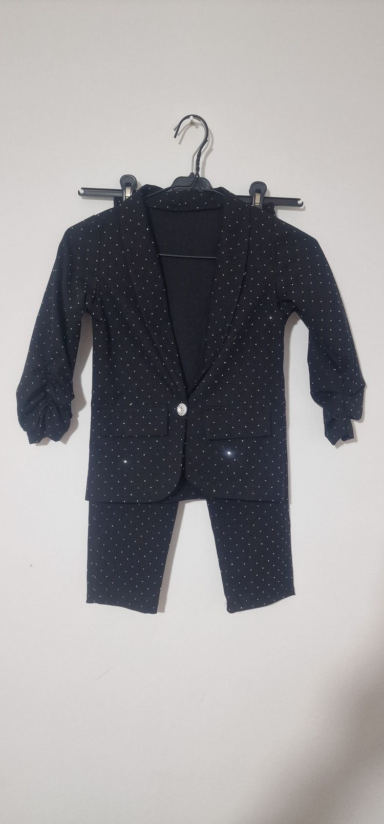 Black Blazer And Pants Set