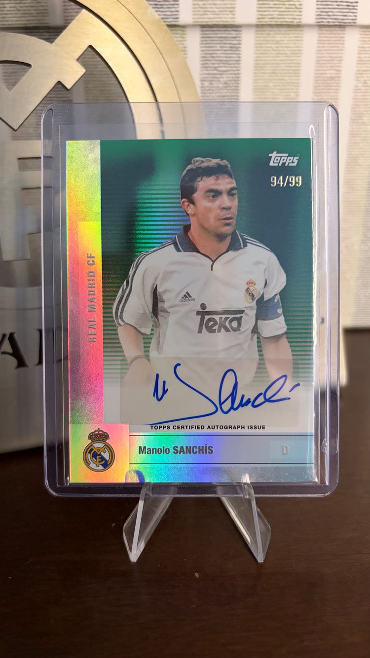 Topps Autógrafo Manolo Sanchís /99 product image