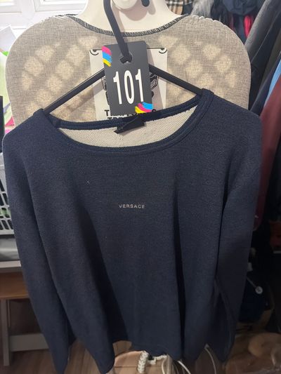 101 - Versace Navy Blue Sweater