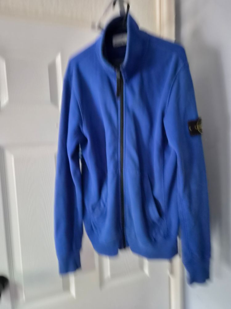 Stone Island Stone Island Blue Zip-Up Jacket product image