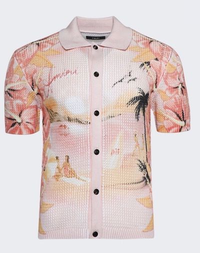 Amiri Paradise Crochet Polo shirt - BNWT