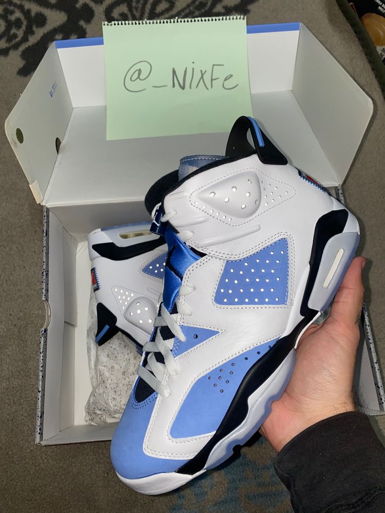 Jordan 6 university blue 