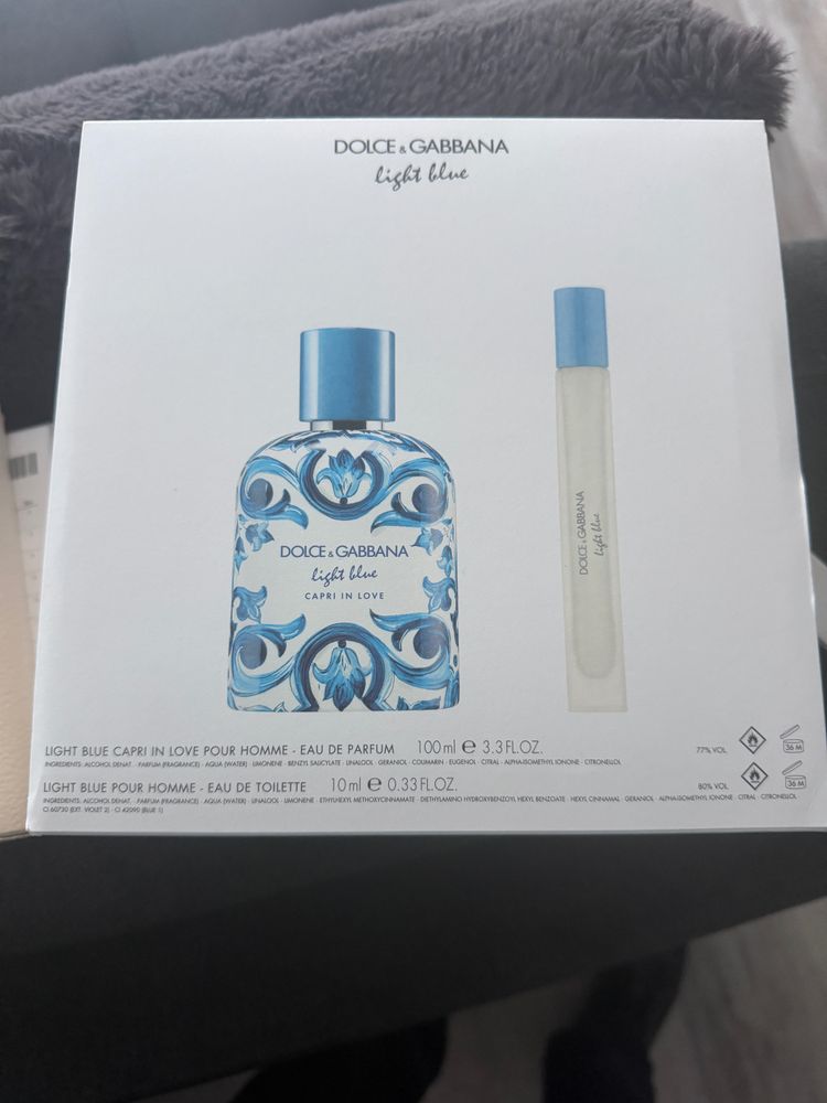 Dolce & Gabbana Light Blue Capri In Love Eau De Parfum And Eau De Toilette Set