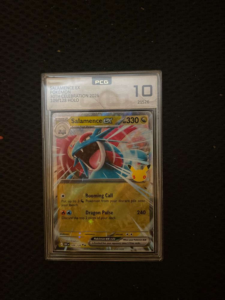 Salamence Ex Pokemon Card obraz 1