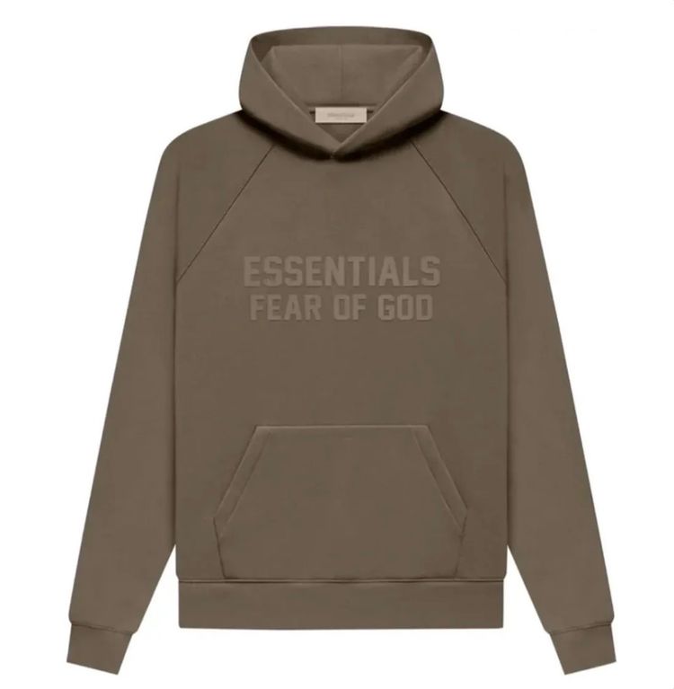 Fear of God Essentials   Hoodie Wood Brown (FW22)XXL
