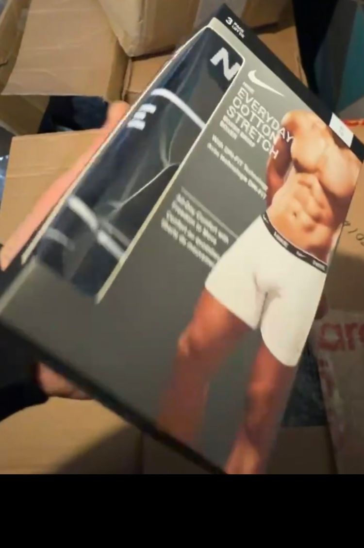 Nike Everyday Cotton Stretch Boxer Briefs 3 Pack