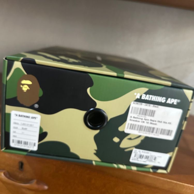 Immagine di A Bathing Ape Bape SK8 Sta | 2023 | Black Suede | UK 10 15