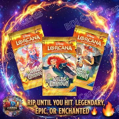 X3 Disney Lorcana Trading Card Game Booster Pack
