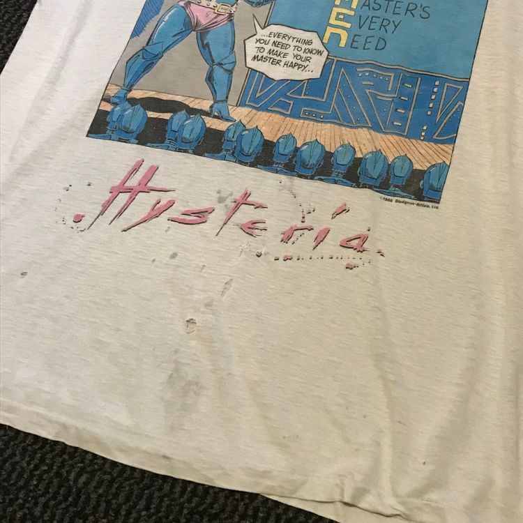 1988 Def Leppard Hysteria Tour Women t shirt image 5