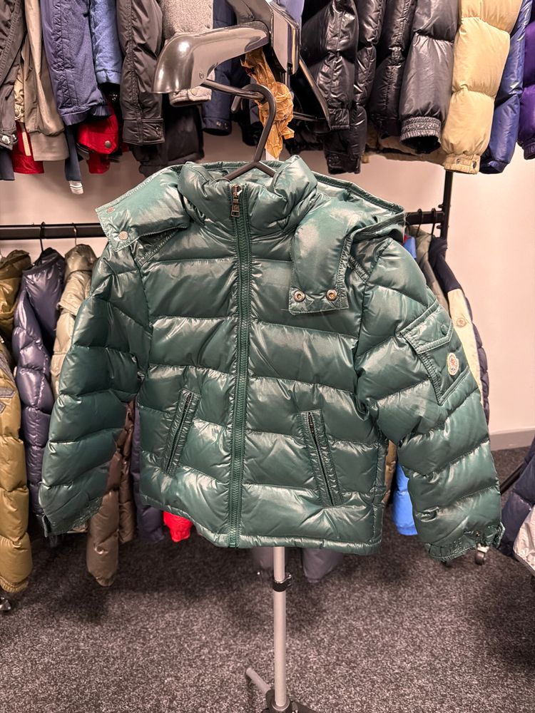 Age 6 Moncler Maya Green Puffer Jacket