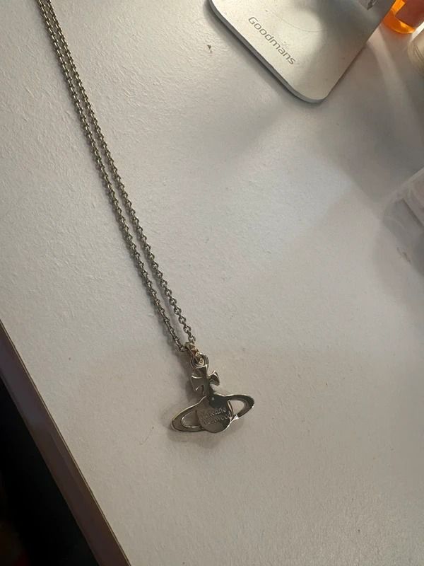 Metallic Pendant Necklace image 2