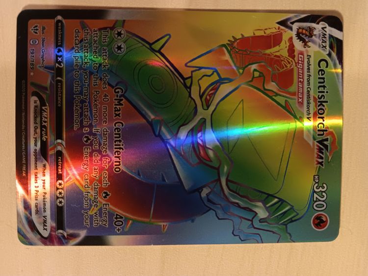 Pokémon Centiskorch Vmax Pokémon Card product image