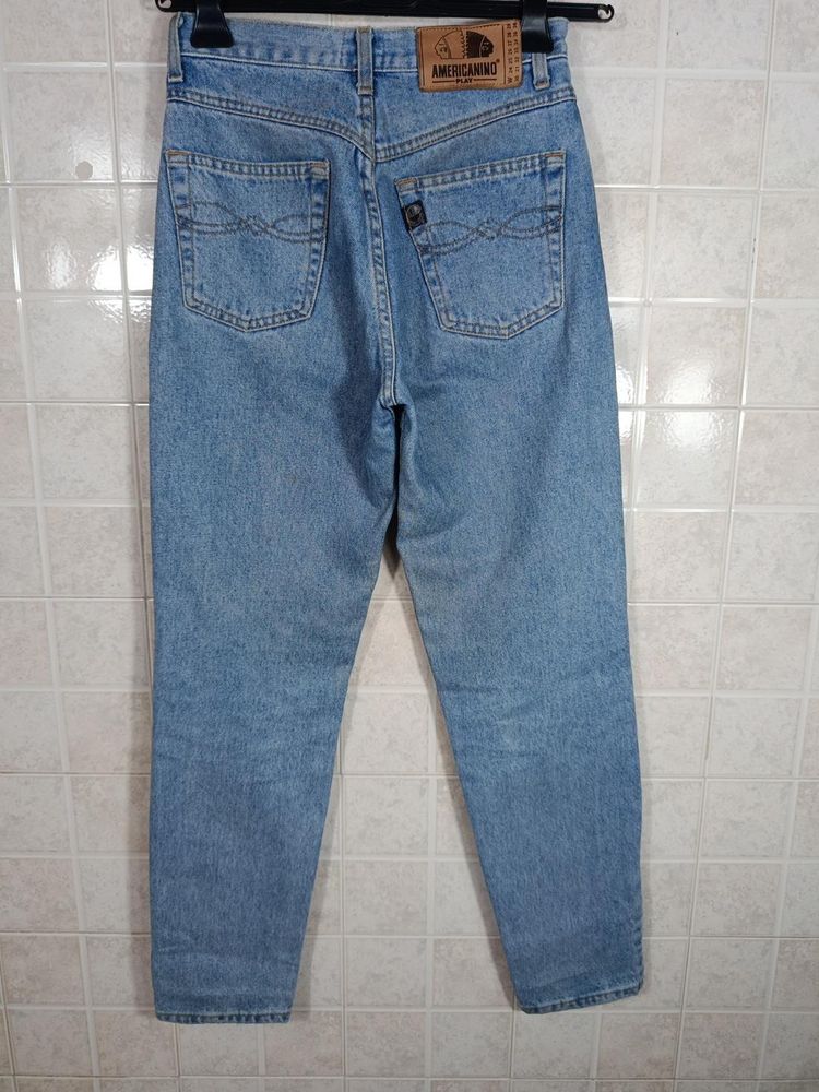 Americanino Play Light Blue Denim Jeans Vintage  image 4