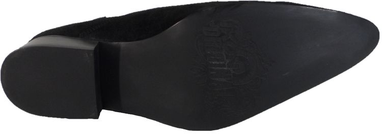 Ikon Original Black Real Suede Winklepicker Mod Beatle Boots obraz 5