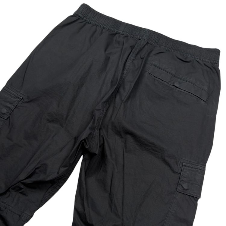 Stone Island Stretch Cotton Cuffed Cargo Trousers - Black 9