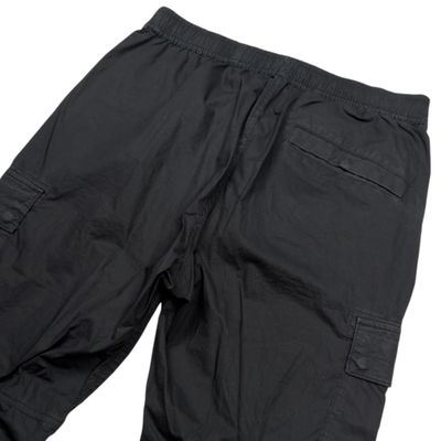 Stone Island Stretch Cotton Cuffed Cargo Trousers - Black 9