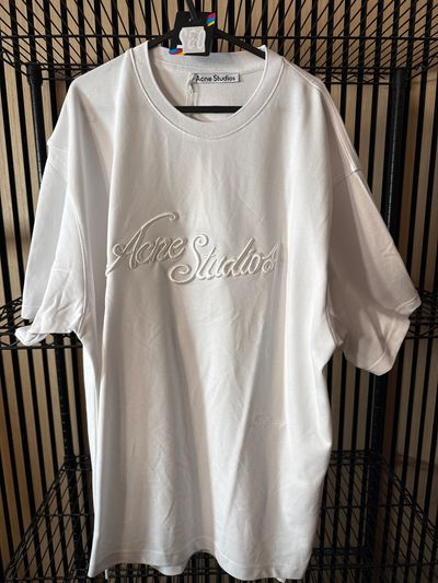 U37 Acne Studios White Tee Brand New