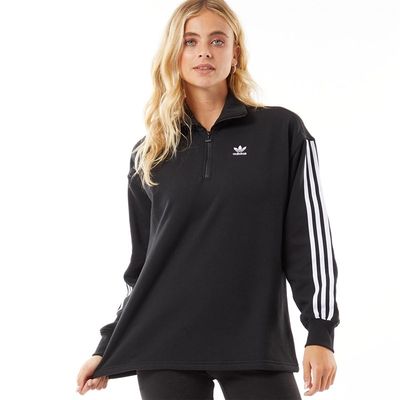 Adidas black quarter-zip sweatshirt BRAND NEW