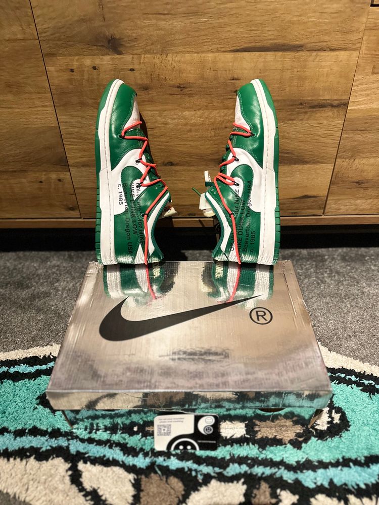 Nike Dunk Off-White “Pine Green” U.K. 8.5 obraz 4