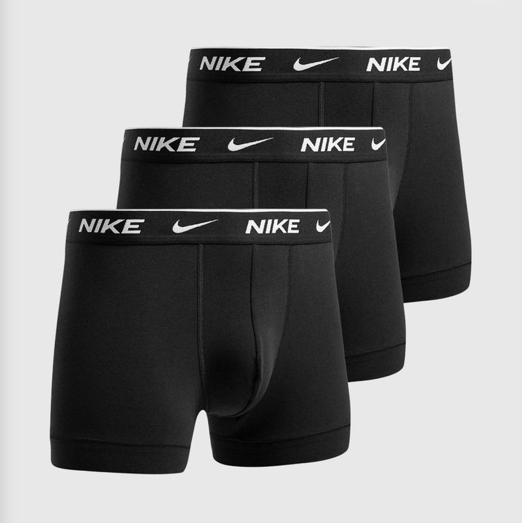 Nike Everday Cotton Stretch Black Boxer 3-Pack RRP £34