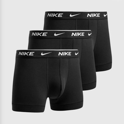 Nike Everday Cotton Stretch Black Boxer 3-Pack RRP £34