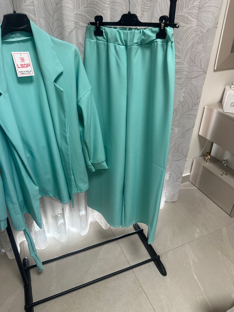 Lsdp Women'S Mint Green Blazer And Pants Set 3