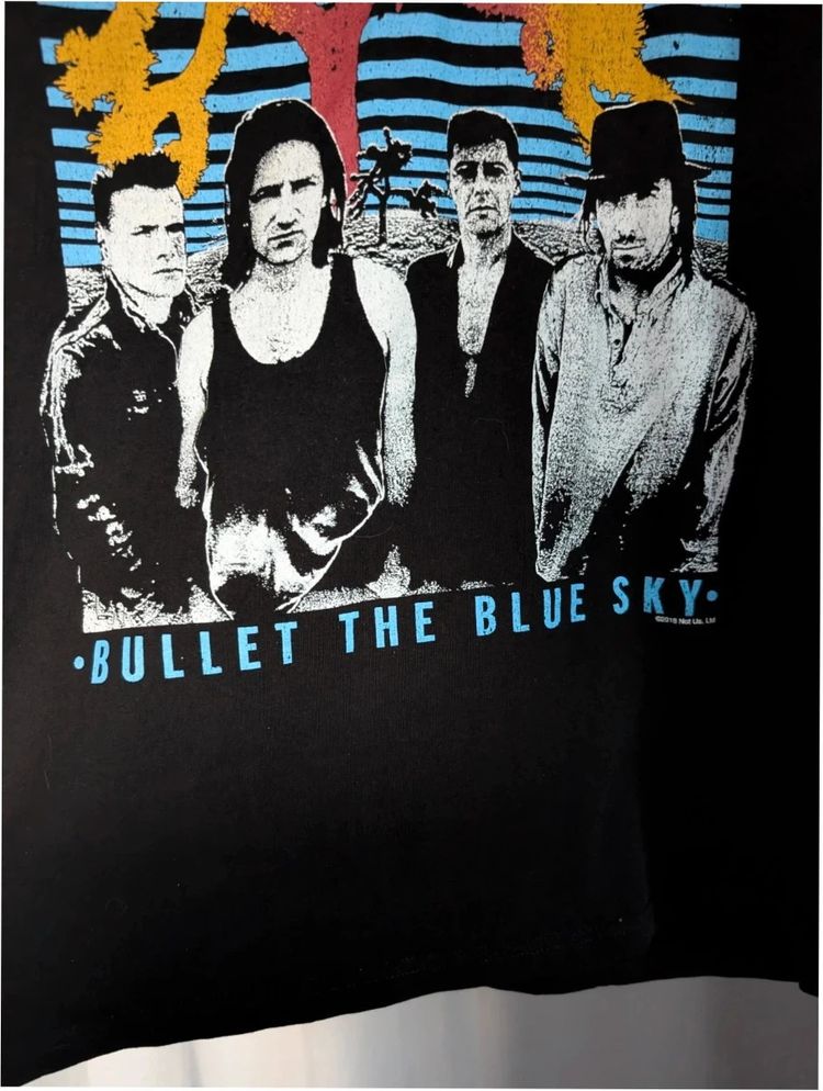 U2 Joshua Tree Tour 1987 T Shirt Black XXL Mens Band Graphic Tee 100 Cotton imagen 10