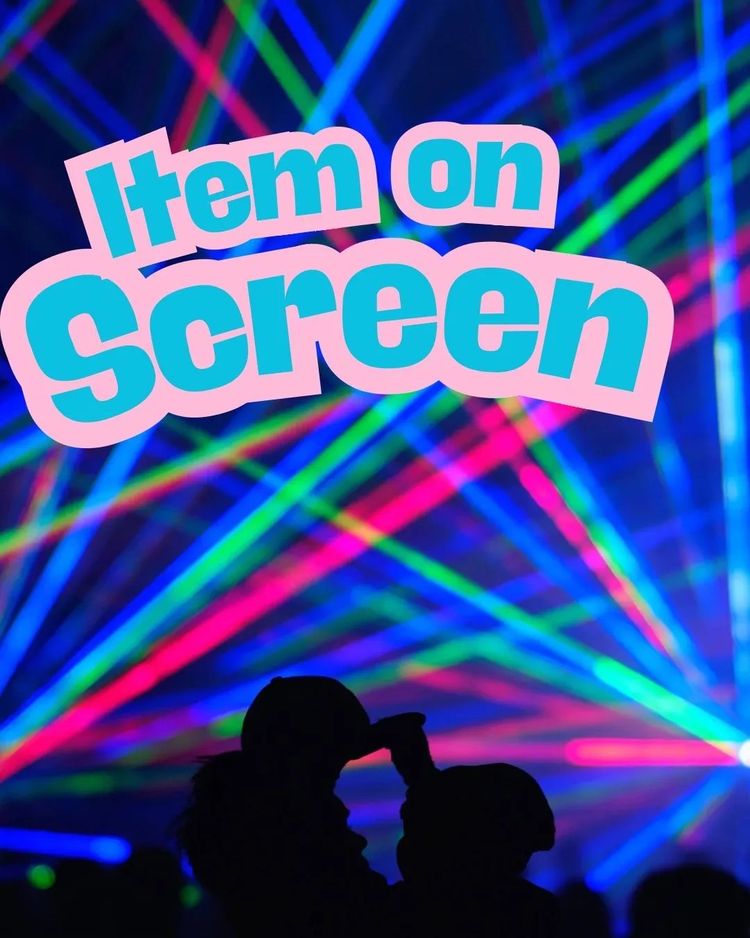 Item on screen! 