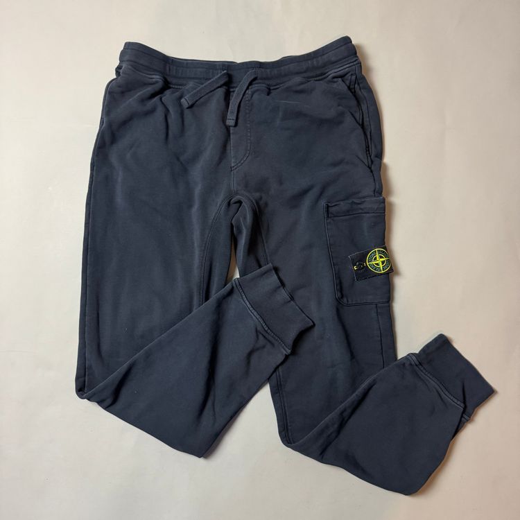 Stone Island Navy Joggers - Large