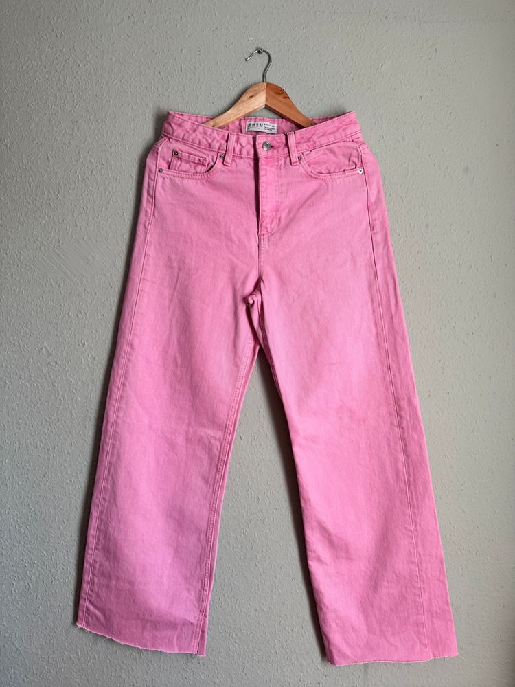 Other  Primark Pink Wide Leg High Waist Jeans product image