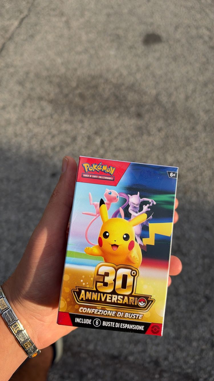 Pokémon 30Th Anniversary Trading Card Game Booster Pack Box image 1