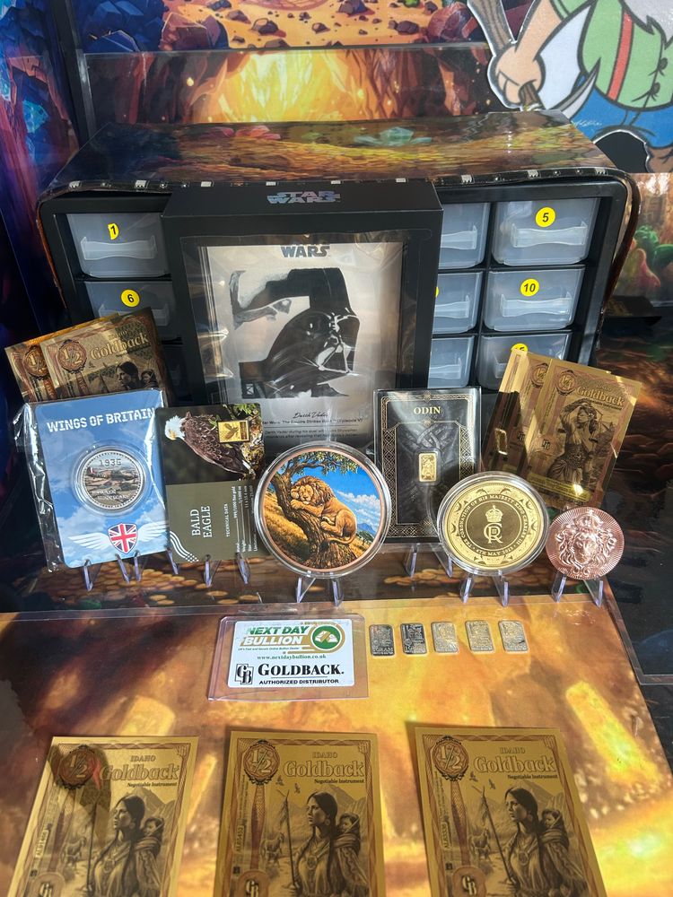 Coins & Bullion 5g silver foil+1/100th gold Odin+mini game🔥