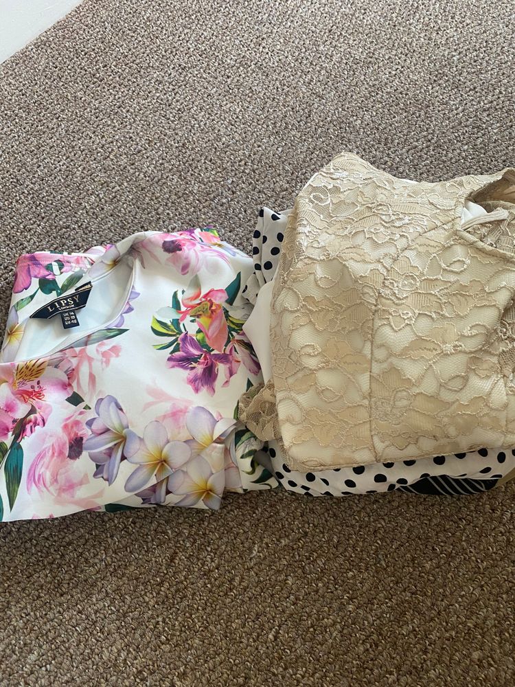 Woman’s 5 item reseller dress bundle Y2K ,2000’s £10 Lipsy , miss Selfridge, Joe browns etc..