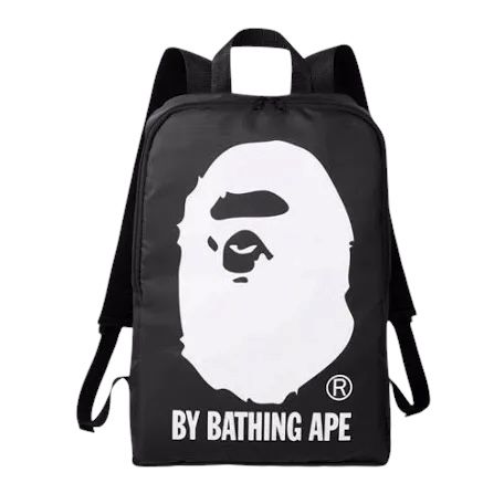 A Bathing Ape (Bape) Black Backpack