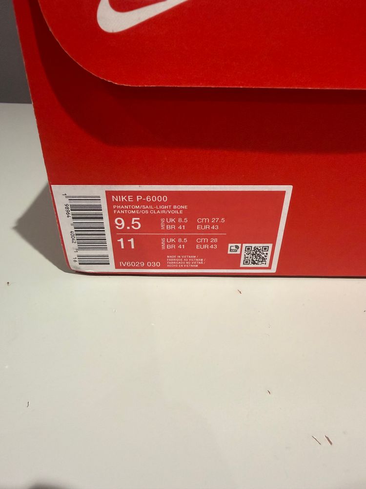 Nike P-6000 Phantom Sail Light Bone – UK 8.5 image 6