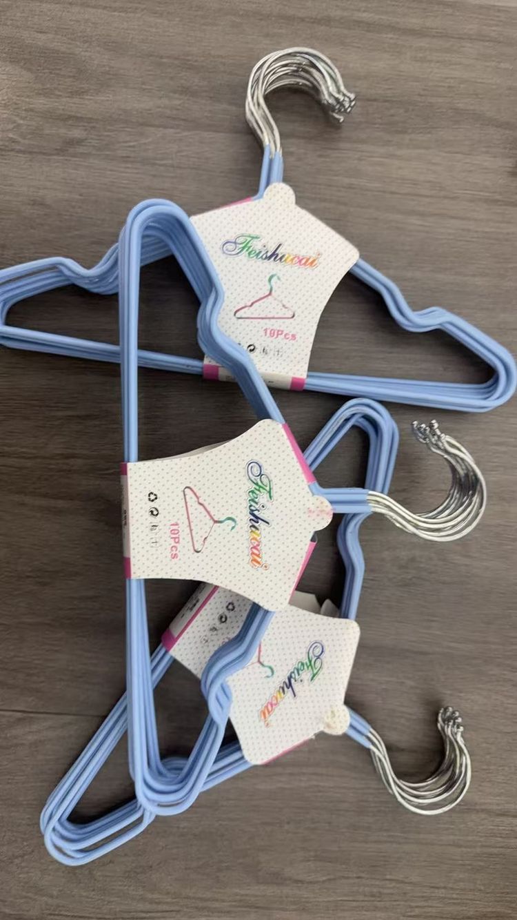 Blue Plastic Hangers