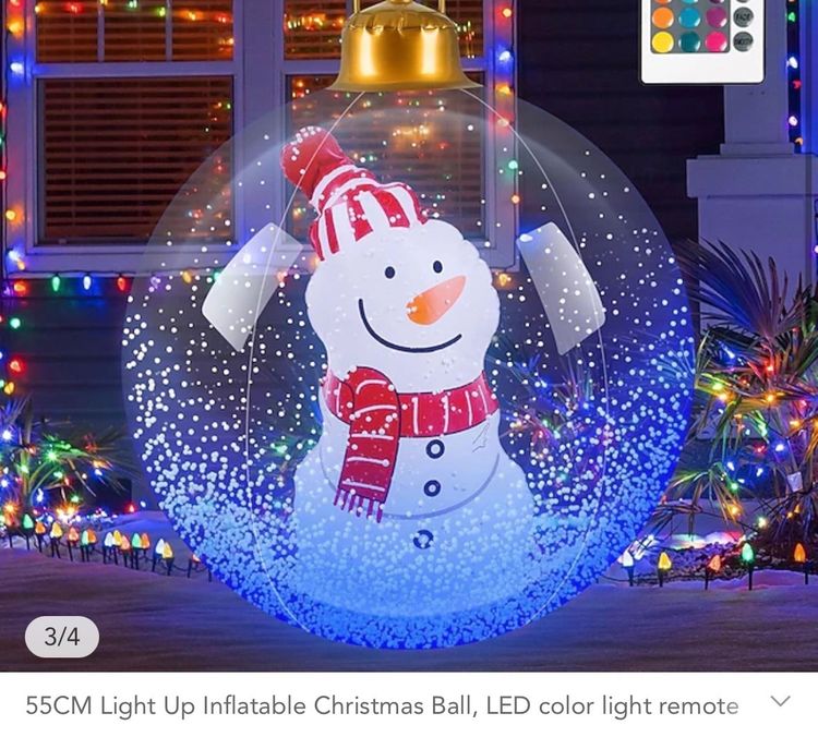 LED Inflatable Christmas Balls image 7