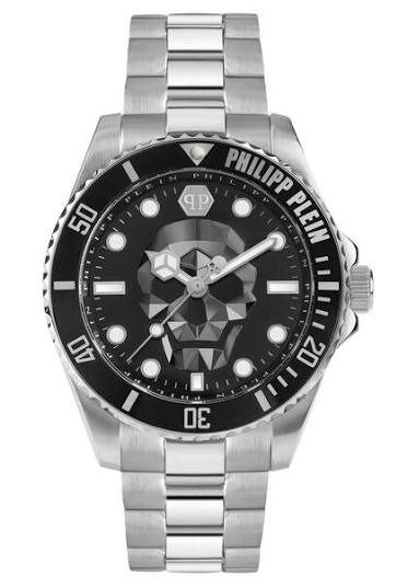 Philipp Plein Skull Diver - Silver/Black