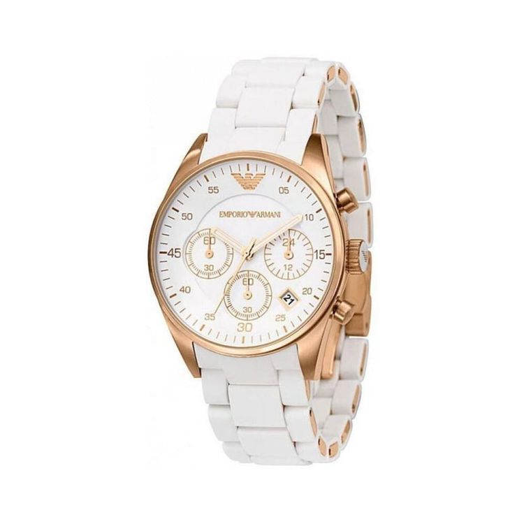 Emporio Armani Men's Sportivo Chronograph Watch Rose Gold PVD AR5919