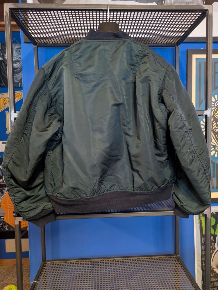 Alpha Industries Green Bomber Jacket imagen 2