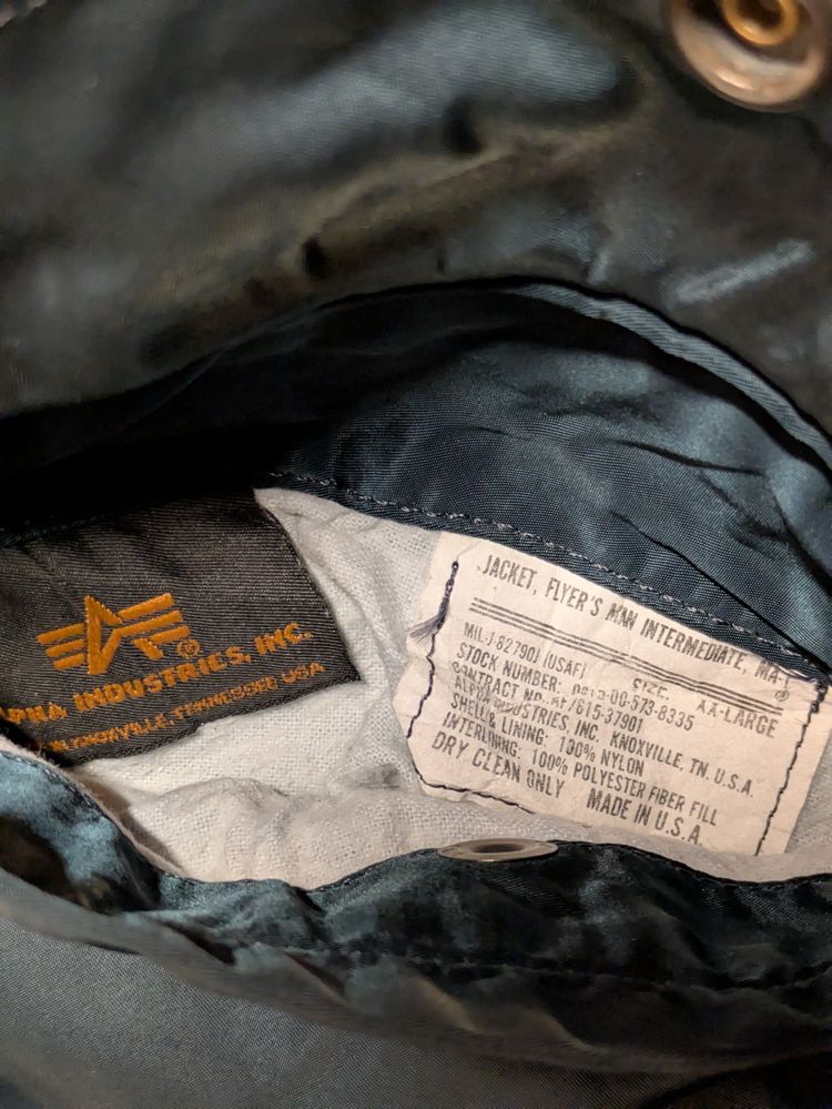Alpha Industries Green Bomber Jacket imagen 3