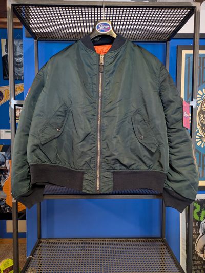 Alpha Industries Green Bomber Jacket