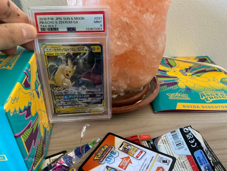 Other 2018 P.M. Jpn. Sun & Moon Pikachu & Zekrom Gx Tag Bolt Card imagen del producto