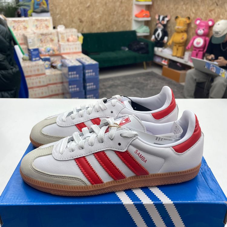 Adidas Originals UK 3.5 ADIDAS SAMBA OG ‘White Solar Red’  product image