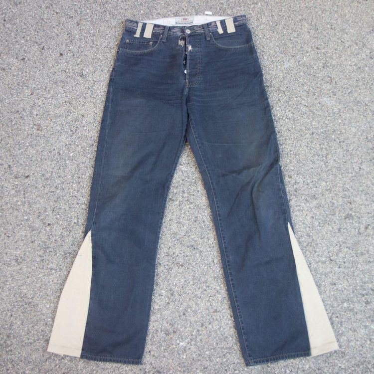 Levi's jeans with beige side panels