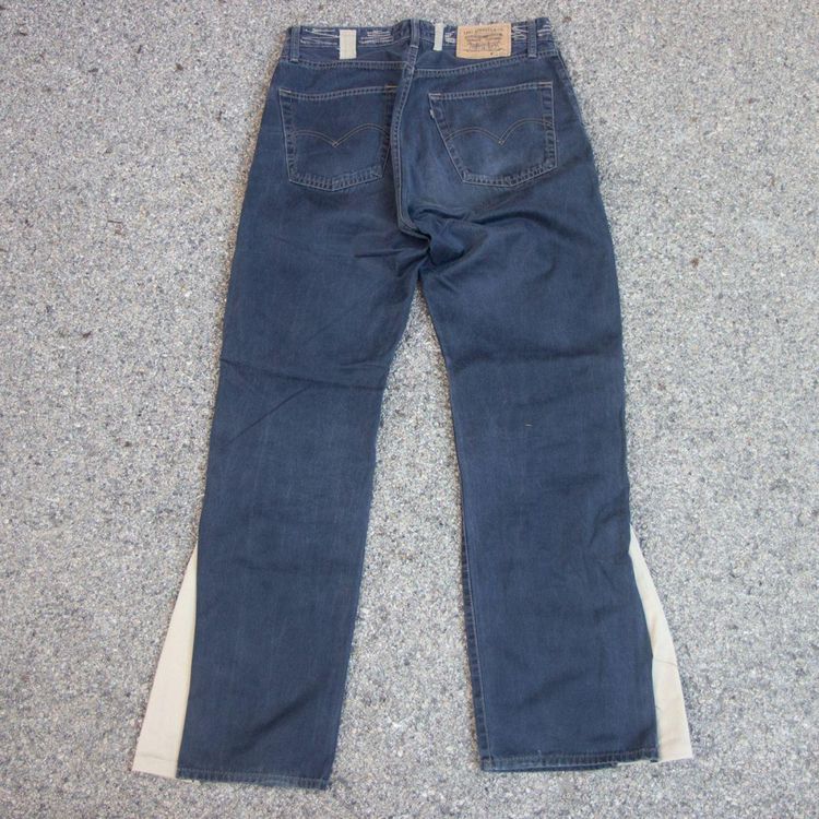 Levi's jeans with beige side panels image 2