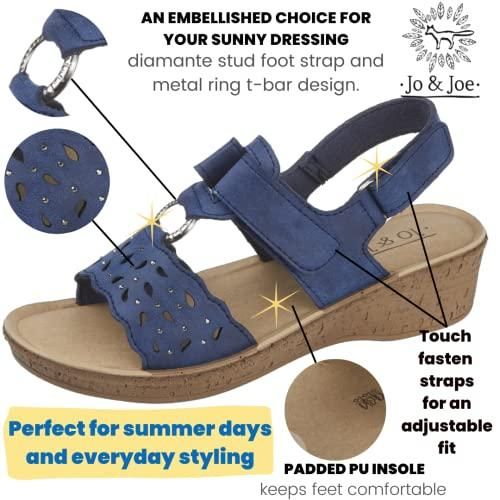 Jo & Joe Faux Leather Sandals 6