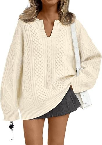 Cream Cream Cable Knit Sweater product image