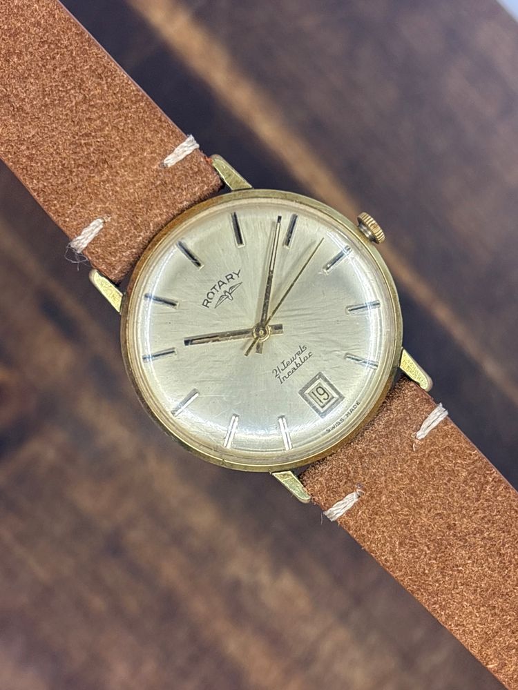 Vintage Rotary 21 Jewels Incabloc Automatic Watch